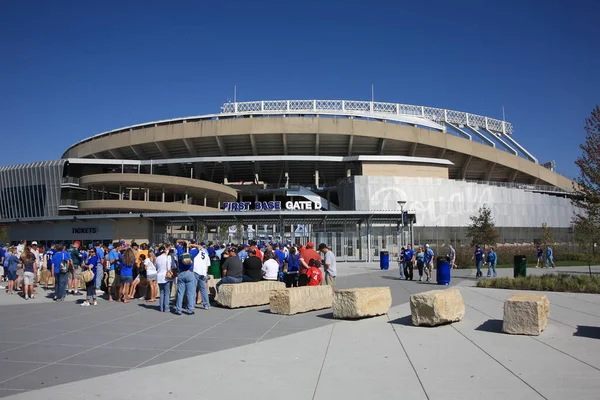Estádio Kauffman Kansas City Royals Conceito Jogo Beisebol — Fotografia de Stock