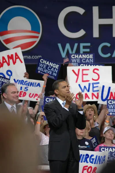 Foto Barack Obama Rally — Foto de Stock