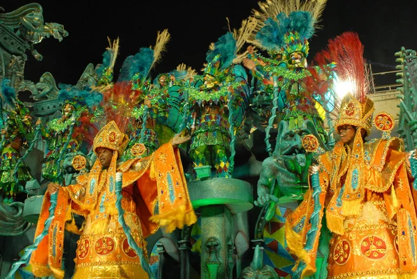 Hermosa Carnaval Rio Janeiro — Foto de Stock