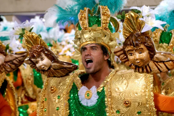 Wunderschöner Karneval Rio Janeiro — Stockfoto