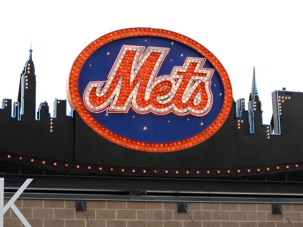 City Field Mets Logo 野球ゲームのコンセプト — ストック写真