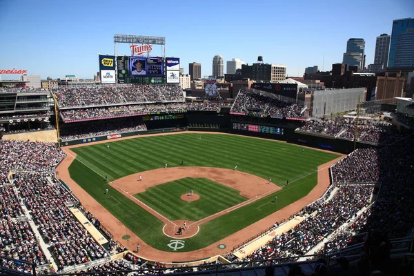 Target Field Minnesota Twins Concetto Gioco Baseball — Foto Stock