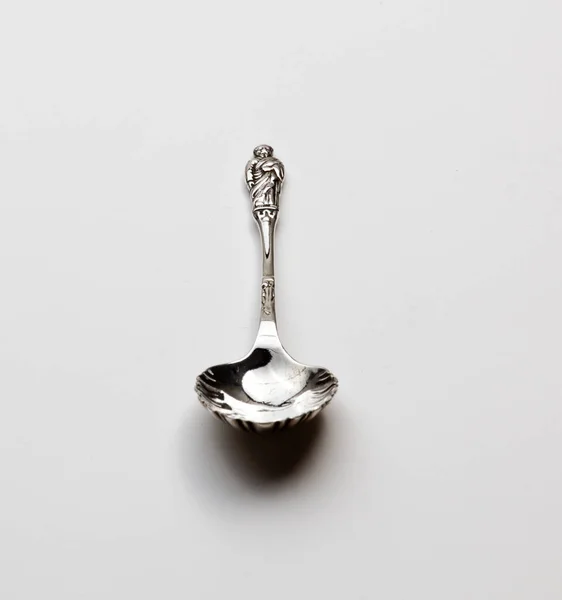 Antique Sterling Silver Apostle Spoon — Stock Photo, Image