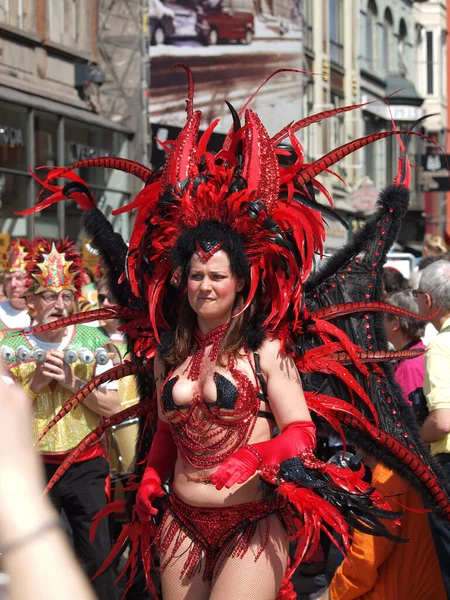 Superbe Carnaval Rue Concept Événement Rue — Photo