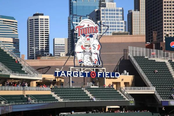 Πεδίο Στόχου Minnesota Twins Έννοια Παιχνιδιού Μπέιζμπολ — Φωτογραφία Αρχείου