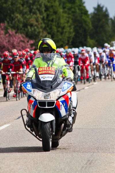 Concorrenti Seguenti Squadre Nel Giro Ditalia — Foto Stock