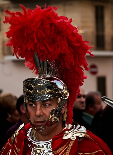 Centurione Romano Attori Costumi Autentici — Foto Stock