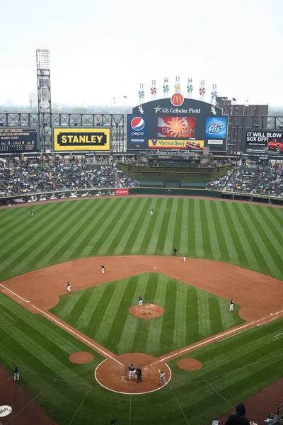 Αμερικάνικο Κινητό Πεδίο Chicago White Sox Έννοια Παιχνιδιού Μπέιζμπολ — Φωτογραφία Αρχείου