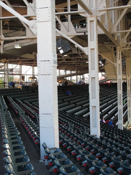 Wrigley Field Chicago Cubs Conceito Jogo Beisebol — Fotografia de Stock