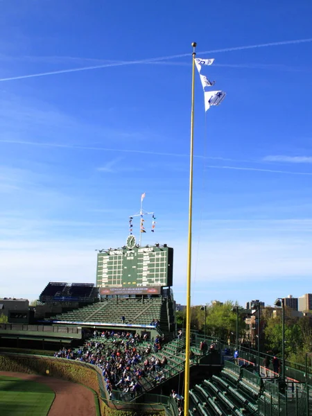 Wrigley Field Chicago Cubs Honkbal Spel Concept — Stockfoto