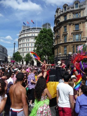 Gay Pride Parade Day 2010 In Central London 1st July 2010 