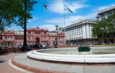 Casa Rosada 'nın ünlü simgesi.