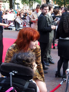 Florence Welch Scott Pilgrim 'e Karşı Dünya prömiyeri 18 Ağustos 2010' da Londra 'nın merkezinde 