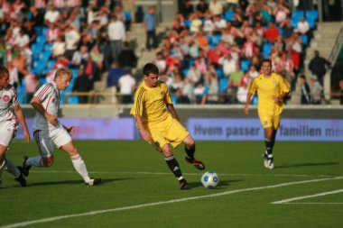 Aalborg BK (beyaz), UEFA Avrupa Ligi karşılaşmasında FK Slavija Sarajevo 'nun evinde bir araya geldi. Sonuç 0-0 'dı, ki bu da ev sahibi seyirciler için bir hayal kırıklığıydı..