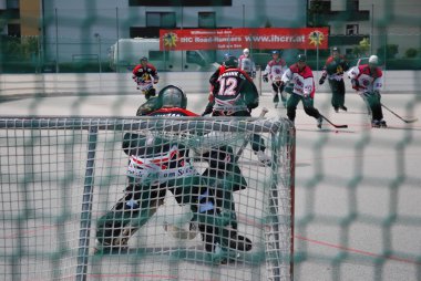 Roller hockey in Austria clipart