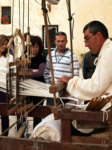traditional Medieval Carpet Weaving