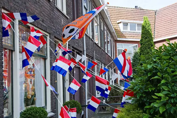 Support Dutch Soccerteam Netherlands — Stock Photo, Image