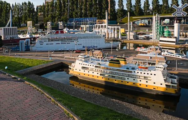 Luz Nocturna Madurodam Países Bajos 2007 — Foto de Stock