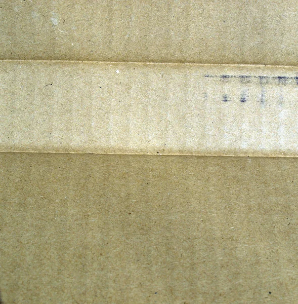 Kahverengi Karton Dokunun Yakın Plan Görüntüsü — Stok fotoğraf