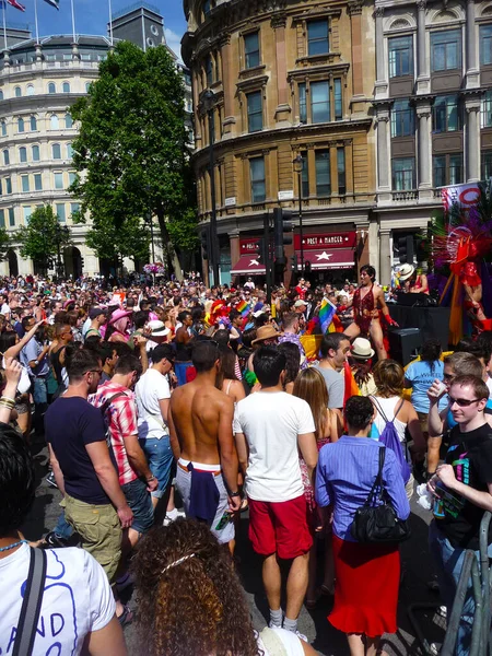 Gay Pride Parade Dag 2010 Het Centrum Van Londen Juli — Stockfoto