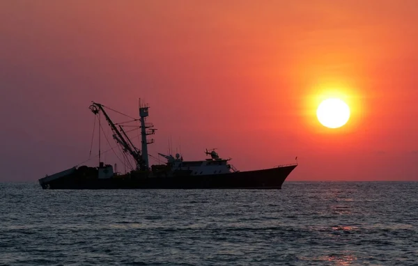 プエルト エスコンディドの海に沈む夕日 — ストック写真