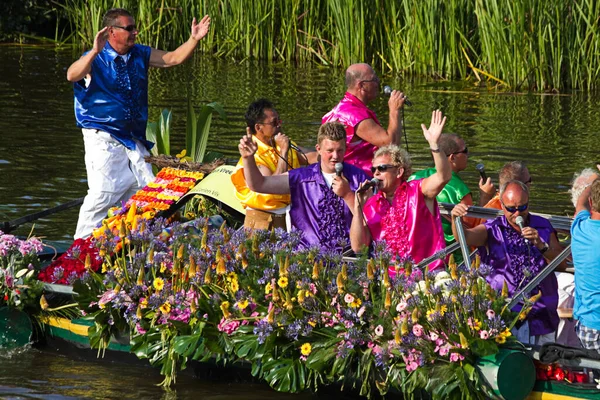 Вестлендський Парад Плаваючої Квітки 2010 Року Нідерланди — стокове фото