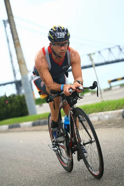 Florianopolis Santa Catarina Brazil Мая Неизвестные Соревнования Триатлону Ironman Состоявшиеся — стоковое фото