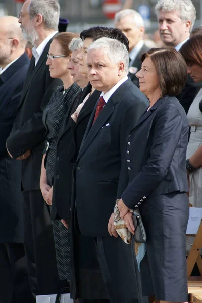 Warszaw Polen Juni 2009 Polens President Lech Kaczynski — Stockfoto