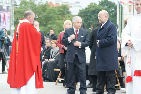 Warschau Polen Juni 2009 Polens Präsident Lech Kaczynski — Stockfoto