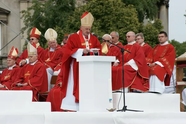 Warszaw Polen Juni Aartsbisschop Kazimierz Nycz — Stockfoto