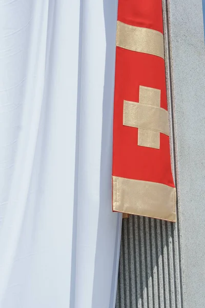 Warszaw Polska Czerwca 2009 Krzyż Placu Piłsudzkiego Poświęcony Krzyżowi Papież — Zdjęcie stockowe