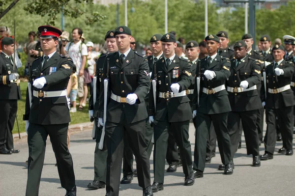 Giorno Tempo Girato Parata Militare — Foto Stock