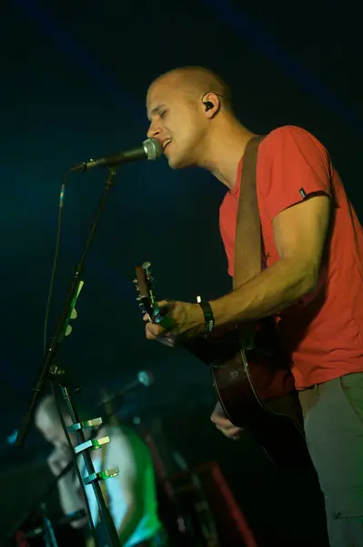 Milow Treedt Tijdens Nibe Festival 2009 — Stockfoto