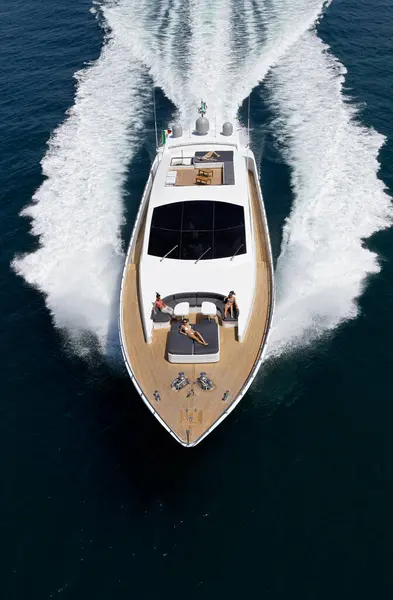 Luxury Yacht Tecnomar Velvet — Stock fotografie