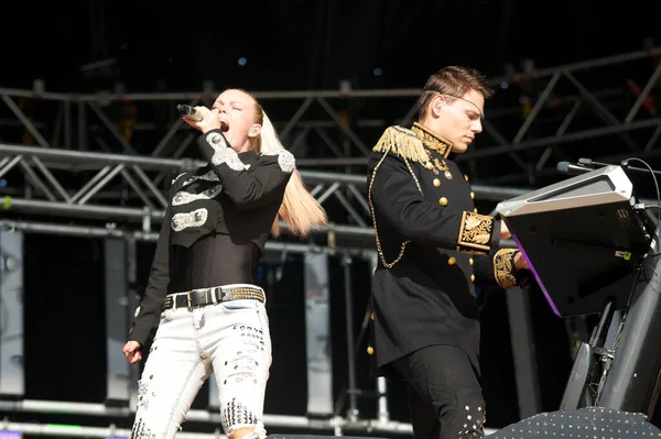 Deense Partyband Infernal Optredend Gran Koncert 2009 — Stockfoto
