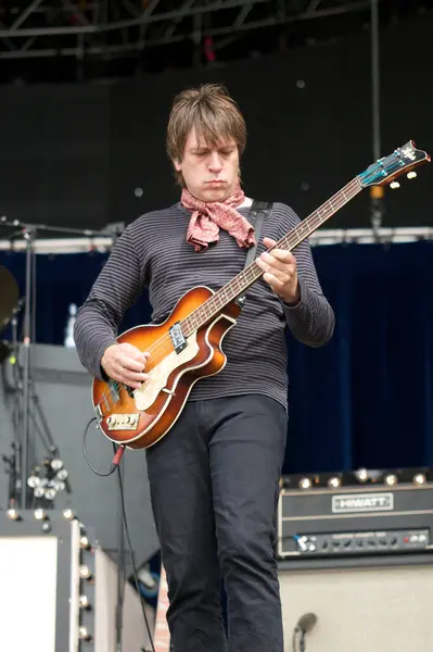Deense Singer Songwriter Tim Christensen Treedt Tijdens Gron Concert 2009 — Stockfoto