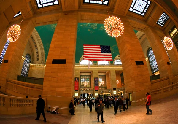 Μεγάλος Κεντρικός Σταθμός Στη Νέα Υόρκη — Φωτογραφία Αρχείου
