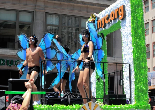 Marcha Del Orgullo Nueva York Junio 2009 — Foto de Stock