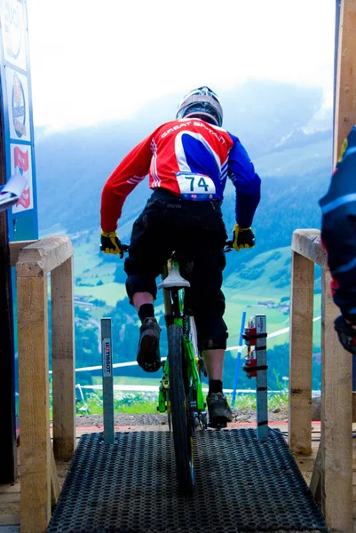 Uci Downhill Worldcup Leogang Austria — Stock Photo, Image