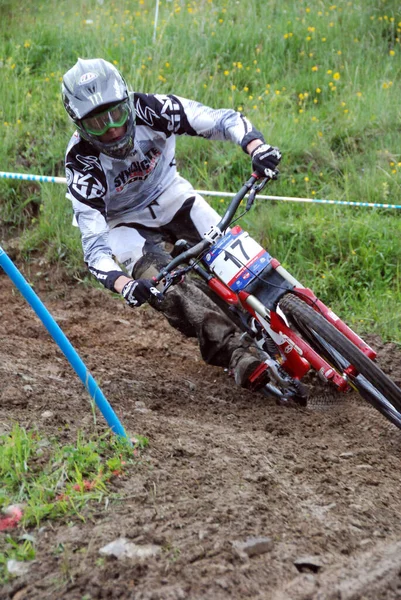 Uci Downhill Worldcup Leogang Austria — 图库照片