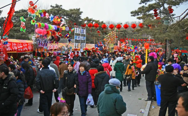 Tradiční Lidový Kulturní Festival Pekingu — Stock fotografie