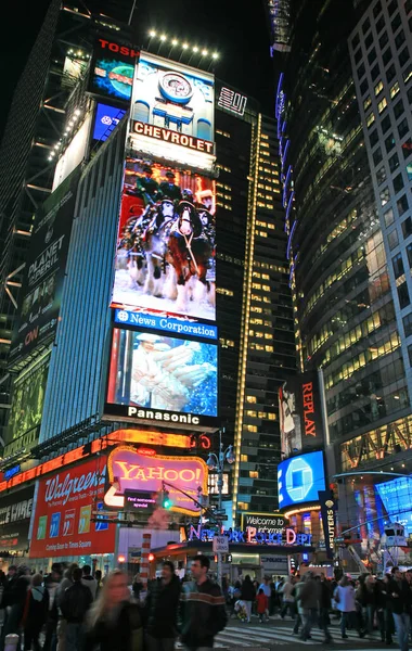 Times Square Nova Iorque — Fotografia de Stock
