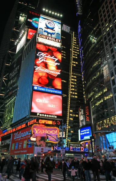 Times Square Ciudad Nueva York — Foto de Stock