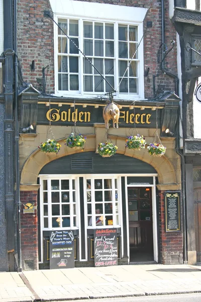 Golden Fleece Pub York Inglaterra — Fotografia de Stock