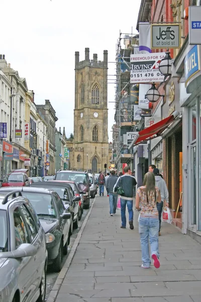 Shoppers Bold Street Liverpool Verenigd Koninkrijk — Stockfoto