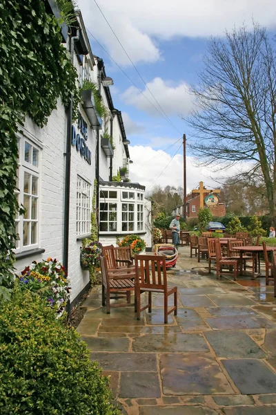 Traditionele Engelse Country Pub Cheshire — Stockfoto