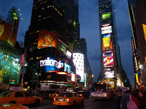 Times Square Ciudad Nueva York —  Fotos de Stock