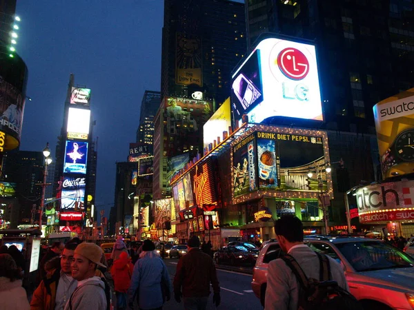 Times Square Nowym Jorku — Zdjęcie stockowe