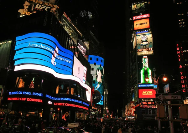 Times Square Στη Νέα Υόρκη — Φωτογραφία Αρχείου