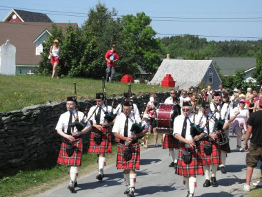 Bag Pipers On Parade, England 